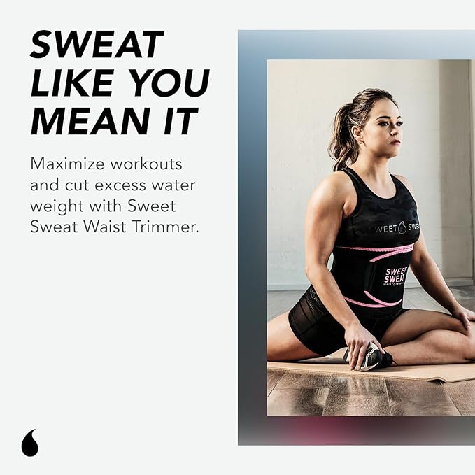 Sweet Sweat Waist Trimmer for Women and Men Bazaro