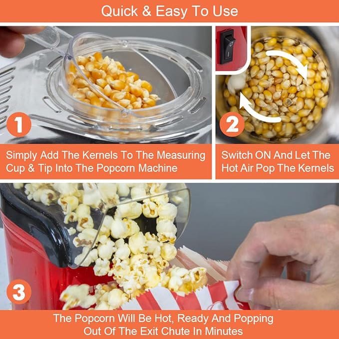 Hot Air Popcorn Maker